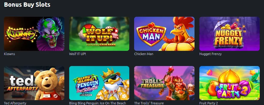 Betano Casino bonus buy games